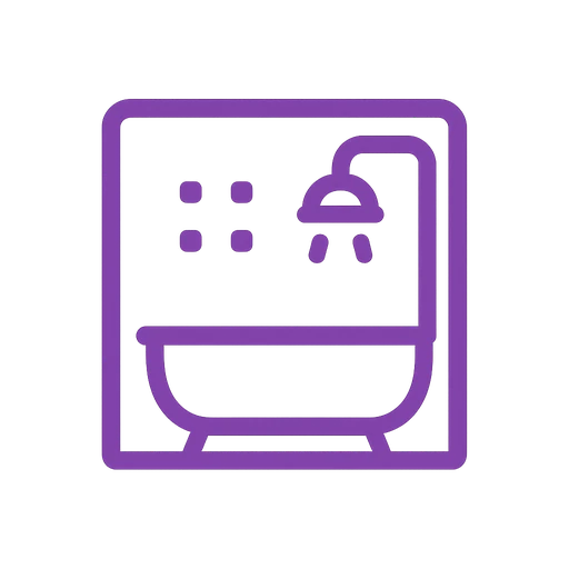 Walk-in shower conversion icon